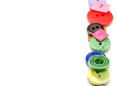 Plastic buttons Stock Photos