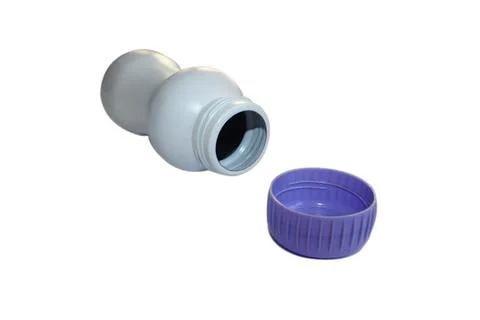 Plastic Cap Closure and Bottle Foto stock