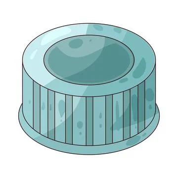 Plastic Cap illustration Stock Illustration