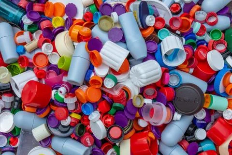 Plastic caps Stock Photos