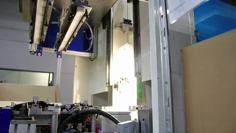 Plastic Car Interior Components Manufacturing Stock Footage 77117293