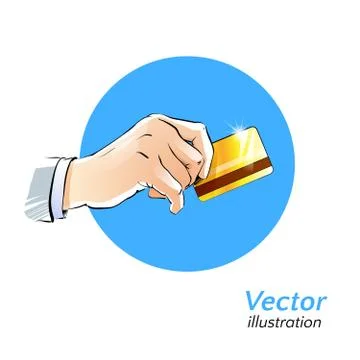 Plastic card Stock Illustration