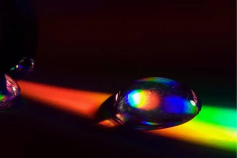 Plastic cd material abstract Stock Photos