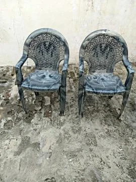 Plastic chair Stock Photos