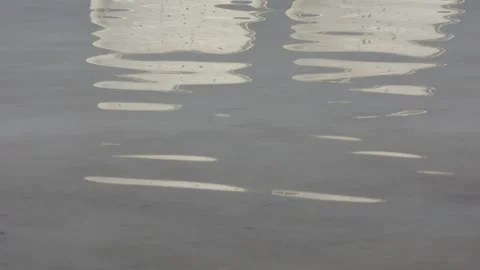Plastic chairs in dead sea Stock Footage 163079847