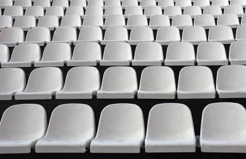 Plastic chairs Stock Photos