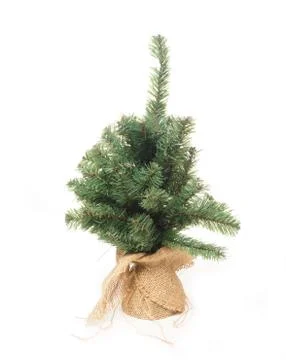 Plastic Christmas tree Stock Photos