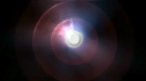 Plastic circle round and rays laser light,radar ripple pulse. Stock Footage 8895854