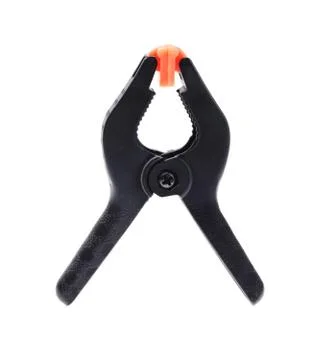 Plastic clamp Stock Photos