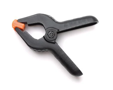 Plastic clamp Stock Photos