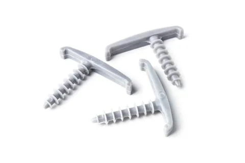 Plastic clips Stock Photos