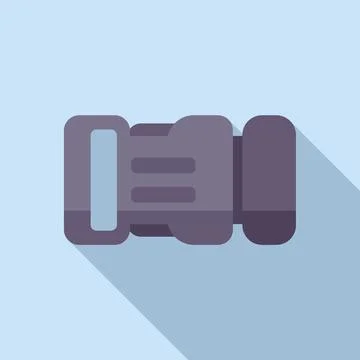 Plastic clothes clip icon flat vector. Craft clothes Illustrazione stock