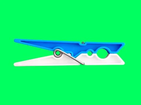 Plastic clothes peg Stock Photos