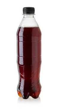 A plastic coke bottle Stock Photos
