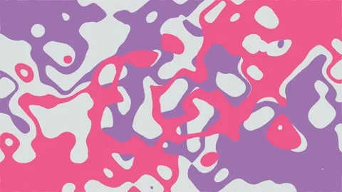 Plastic colorful shapes. Abstract background. Liquid texture. Seamless loop Stock Footage 165337731