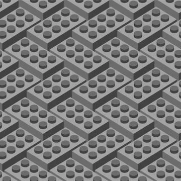 Plastic construction pattern seamless. Children cloth background イラスト素材