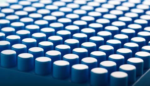 Plastic construction set; background Stock Photos