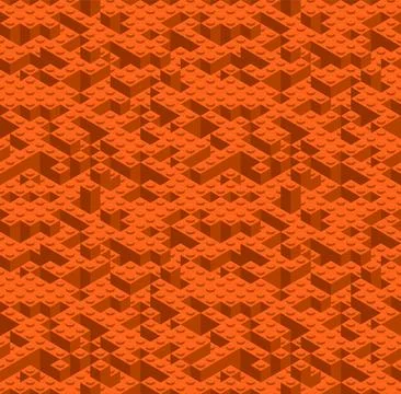 Plastic constructor game seamless pattern. Vector toy brick texture backgroun イラスト素材