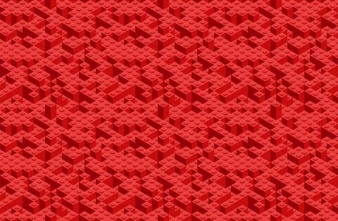 Plastic constructor game seamless pattern. Vector toy brick texture backgroun イラスト素材