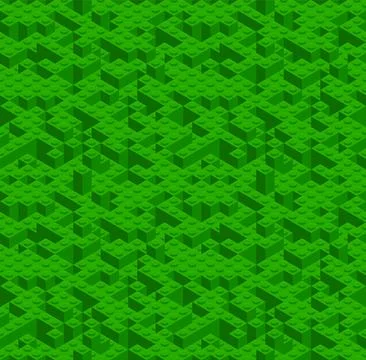 Plastic constructor game seamless pattern. Vector toy brick texture backgroun イラスト素材
