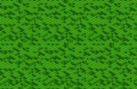 Plastic constructor game seamless pattern. Vector toy brick texture backgroun Stock Illustration