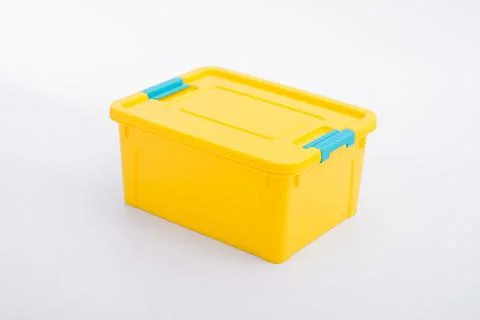 Plastic container box isolated Stock Photos
