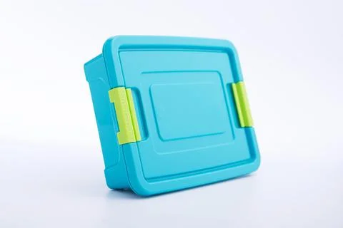Plastic container box isolated Stock Photos