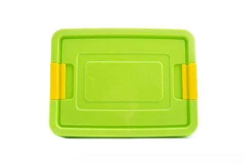 Plastic container box isolated Stock Photos