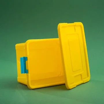 Plastic container box Stock Photos