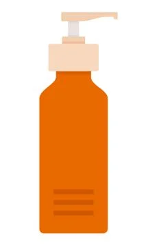 Plastic container with dispenser vector flat isolated Stock-Illustration