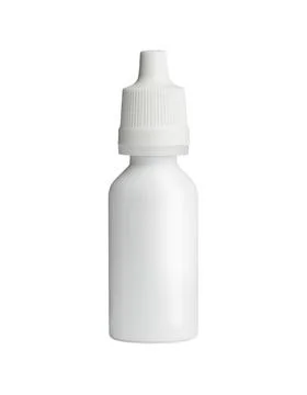 Plastic container eye drop Stock Photos