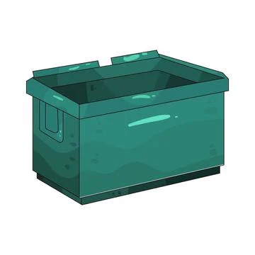 Plastic Container illustration Stock Illustration