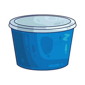 Plastic Container illustration Stock Illustration