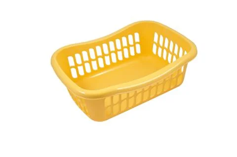 Plastic container isolated on white Stock Photos