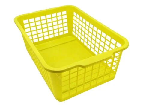 Plastic container isolated on white Stock Photos