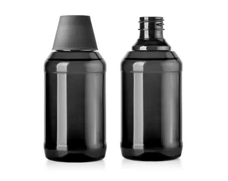 Plastic container isolated on white Stock Photos