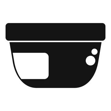 Plastic container with label for sour cream or yogurt packaging Stock Illustration