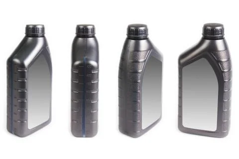 Plastic container on white background Stock Photos