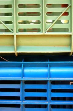 Plastic containers Stock Photos