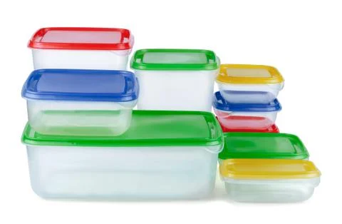 Plastic Containers Foto stock