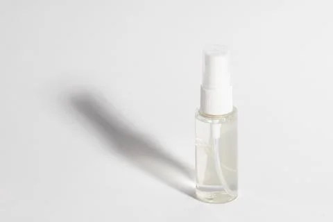 Plastic containers without labels or brand on a white background. Stock Photos