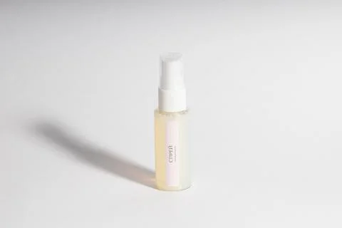 Plastic containers without labels or brand on a white background. Stock Photos