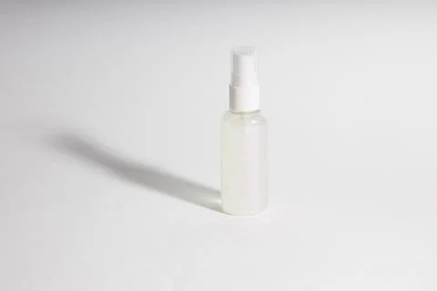 Plastic containers without labels or brand on a white background. Stock Photos