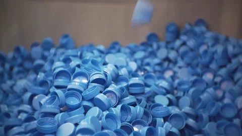 Plastic cork production Stock Footage 124407791
