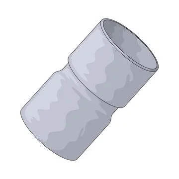 Plastic coupler illustration Stock Illustration