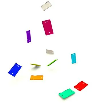 Plastic covers for your phone Stock Illustration