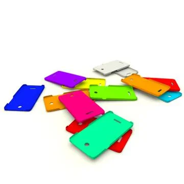 Plastic covers for your phone Stock Illustration