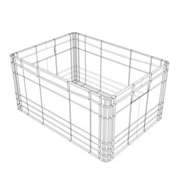 3D Model: Plastic Crate ~ Buy Now #90612481 | Pond5