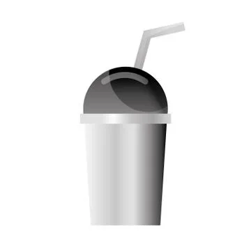 Plastic cup dome Stock Illustration