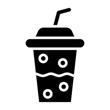 Plastic cup Vector Icon Design Illustration Stock Illustration